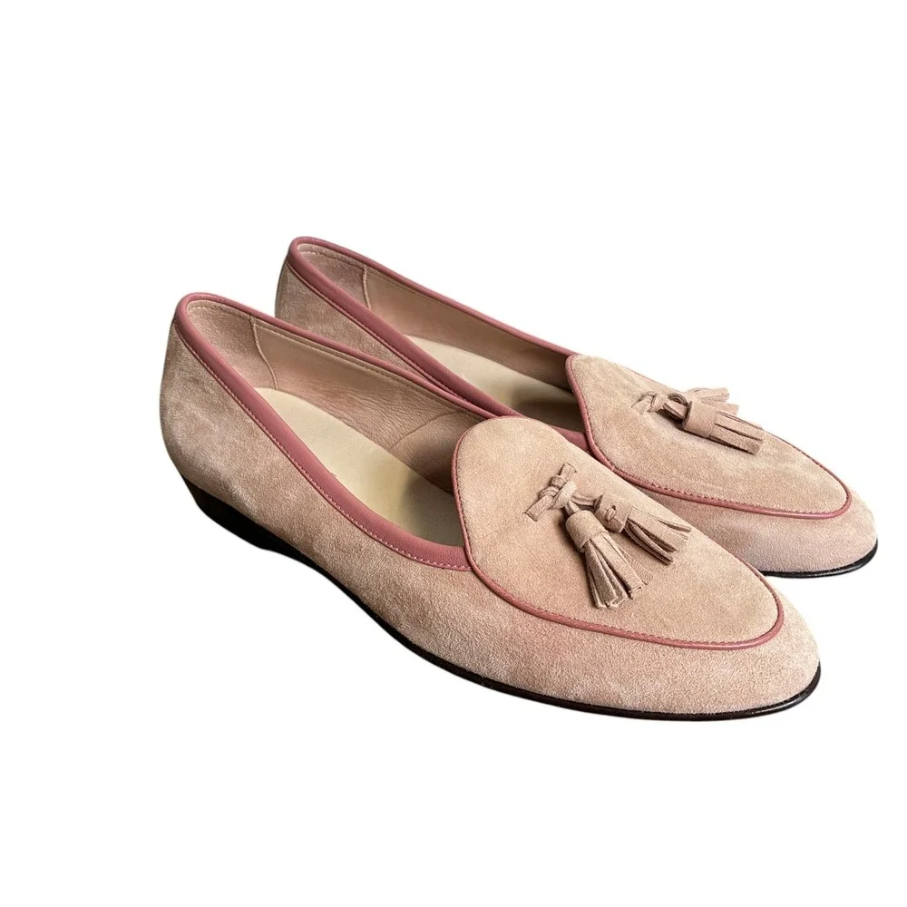 Baudoin & Lange Sagan Classic Tassel Loafers Size US 6.5 EU 37 Designer Luxury